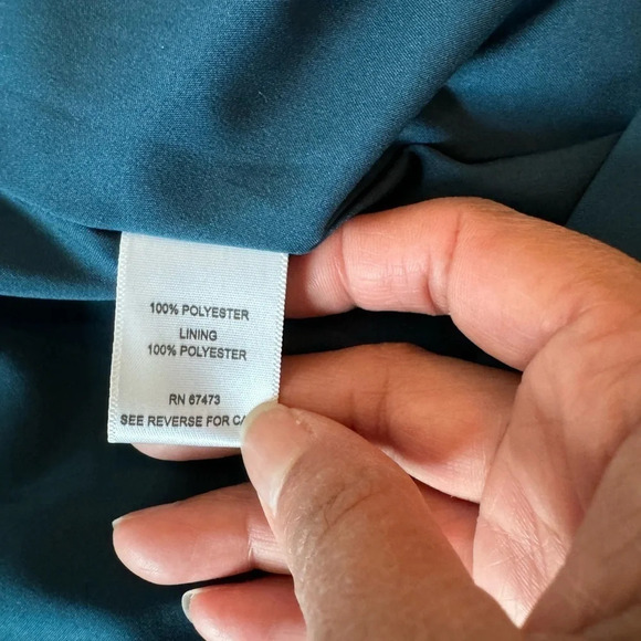 Just Taylor Floral Dress Womens Blue Floral Spaghetti Strap -Hanky Hem- size 6 … - Picture 5 of 10